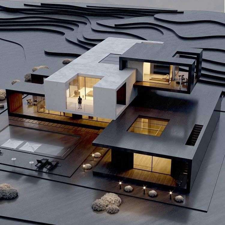 Tương Lai Biệt Thự Modular - Lắp Ghép Và Di Chuyển Như Lego 4 Mô hình biệt thự modular kết hợp thiên nhiên xanh