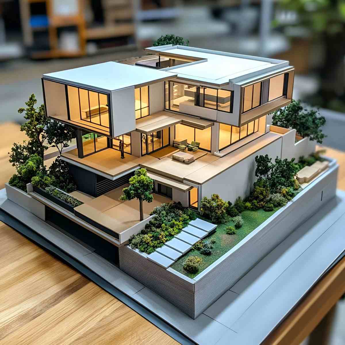 Tương Lai Biệt Thự Modular - Lắp Ghép Và Di Chuyển Như Lego 3 Biệt thự modular hiện đại với hồ bơi ngoài trời