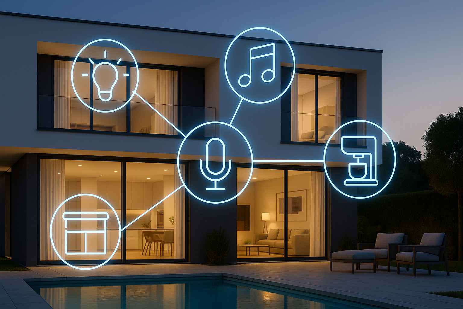 Biệt Thự Thông Minh Toàn Diện - Hệ Thống Quản Lý Trung Tâm 3 Trải nghiệm gia chủ trong biệt thự thông minh toàn diện