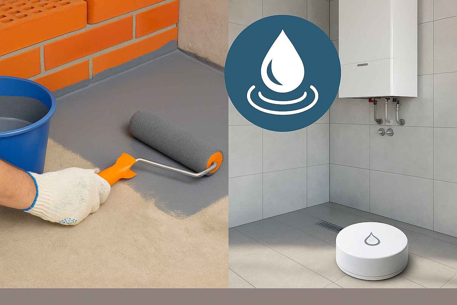 Cảm biến rò rỉ nước kết hợp công nghệ chống thấm