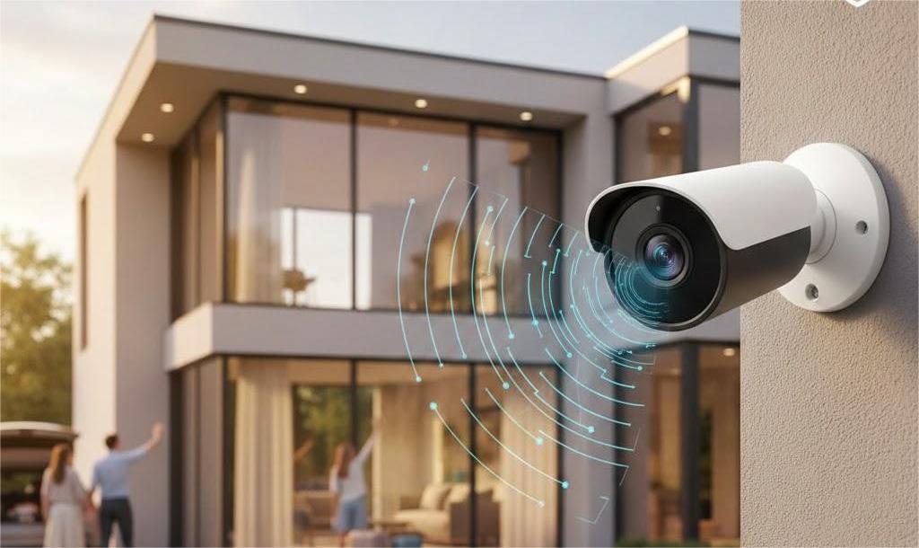Camera aI an ninh gia đình lắp ngoài trời bảo vệ khuôn viên nhà