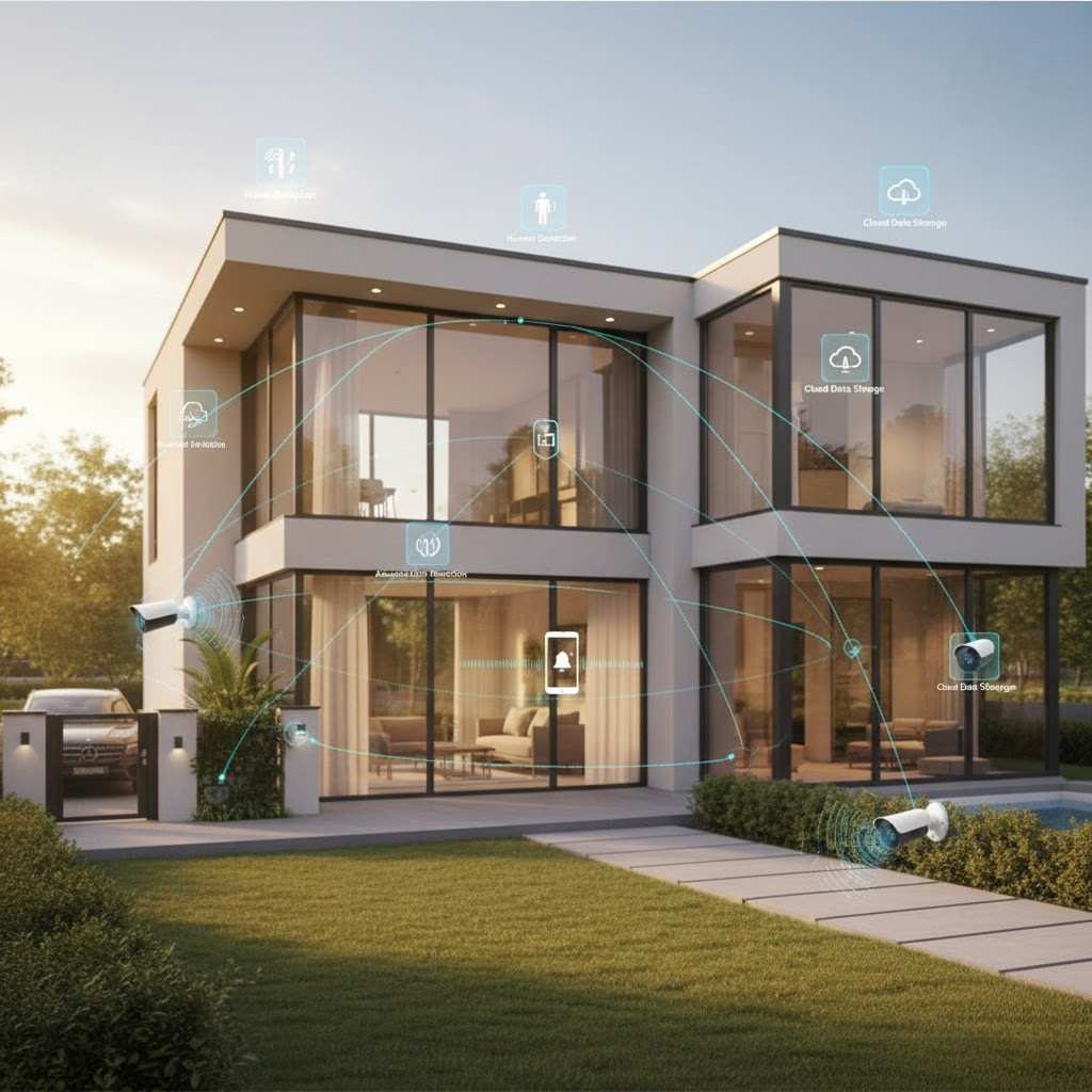 Camera aI an ninh gia đình kết nối hệ sinh thái nhà thông minh