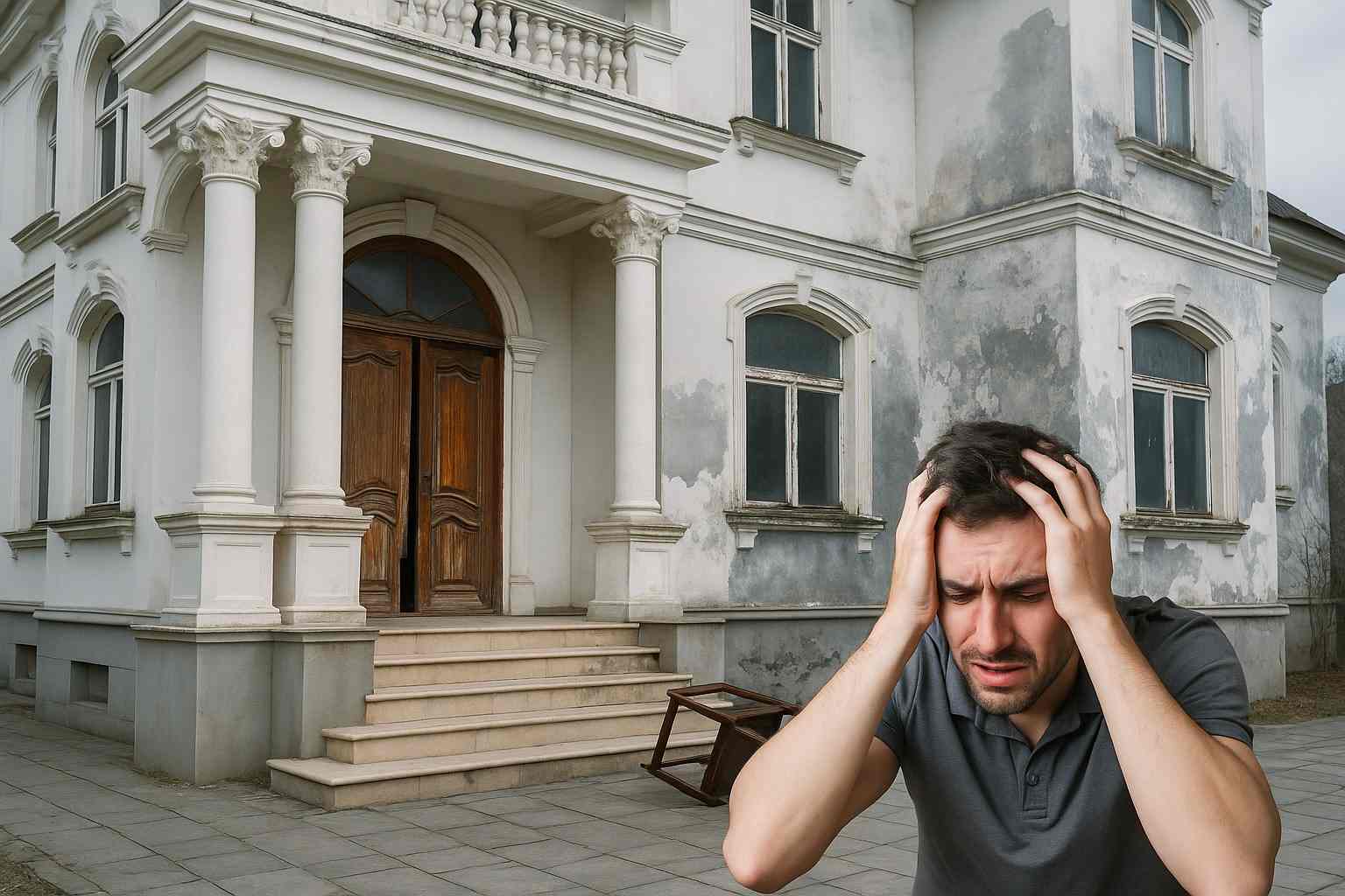Vật liệu sơn kém chất lượng làm biệt thự nhanh xuống cấp
