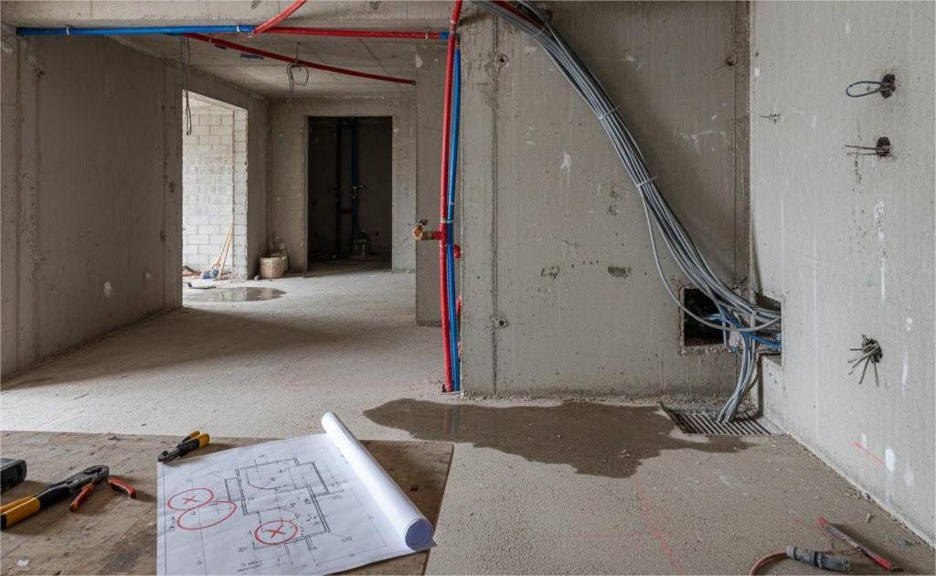 Chậm Tiến Độ Xây Dựng Cuối Năm: Lý Do Và Cách Giữ Nhịp Thi Công 4 Lỗi thi công điện nước gây chậm tiến độ xây dựng cuối năm