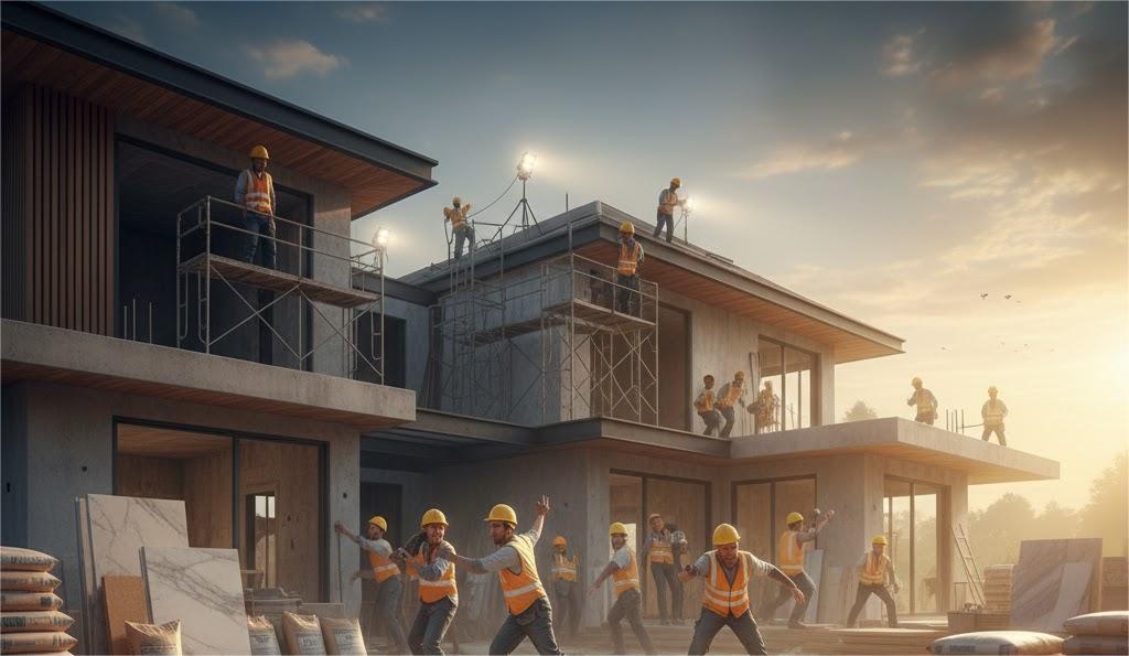 Nhà thi công hỗn loạn làm tăng chi phí hoàn thiện cuối năm