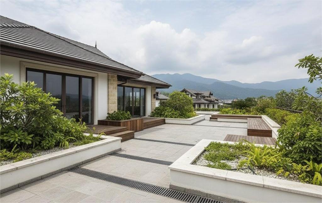 Chống thấm biệt thự cao cấp cho mái và ban công