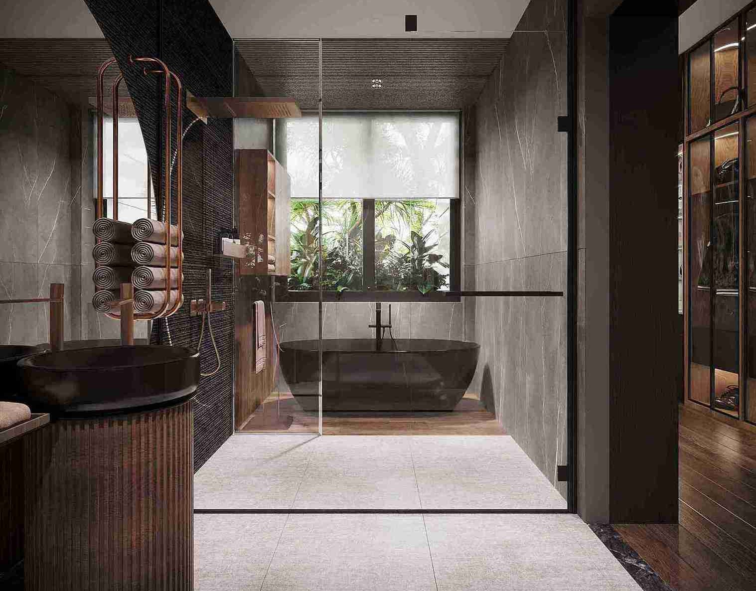 Giải Pháp Chống Thấm Biệt Thự Với Vật Liệu Cao Cấp 3 Khu tắm kính chống thấm, chống thấm biệt thự bềnh vững