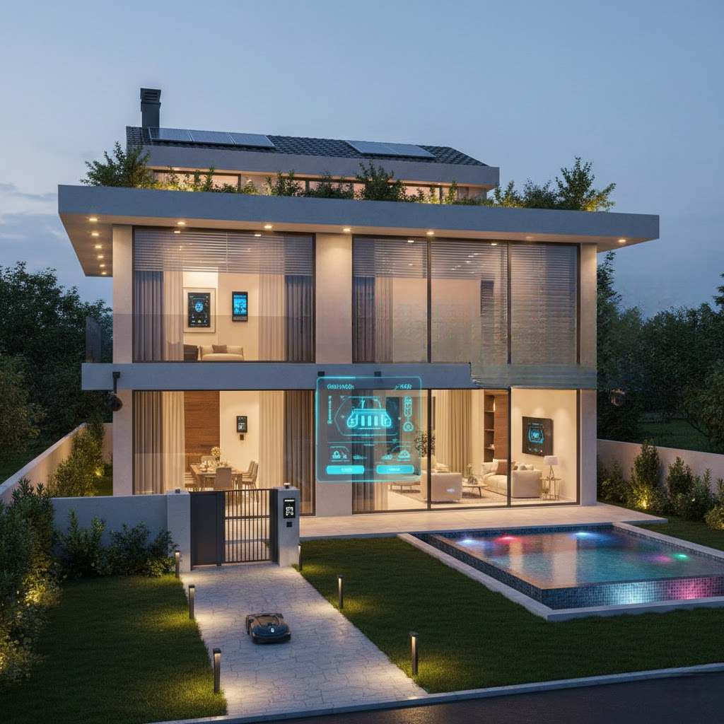 Công nghệ biệt thự cao cấp tích hợp nhà thông minh trong không gian sống