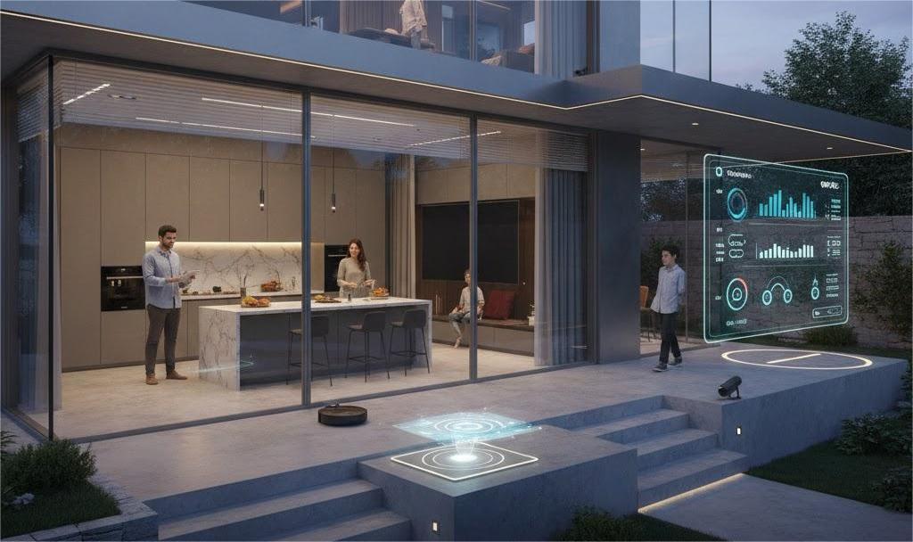 Công Nghệ Biệt Thự Cao Cấp Quyết Định Chất Lượng Sống Và Vận Hành Công Trình 2 Công nghệ biệt thự cao cấp quản lý năng lượng và vận hành thông minh