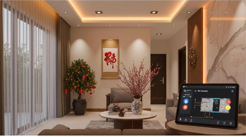 Công nghệ nhà thông minh điều khiển không gian sống dịp cuối năm