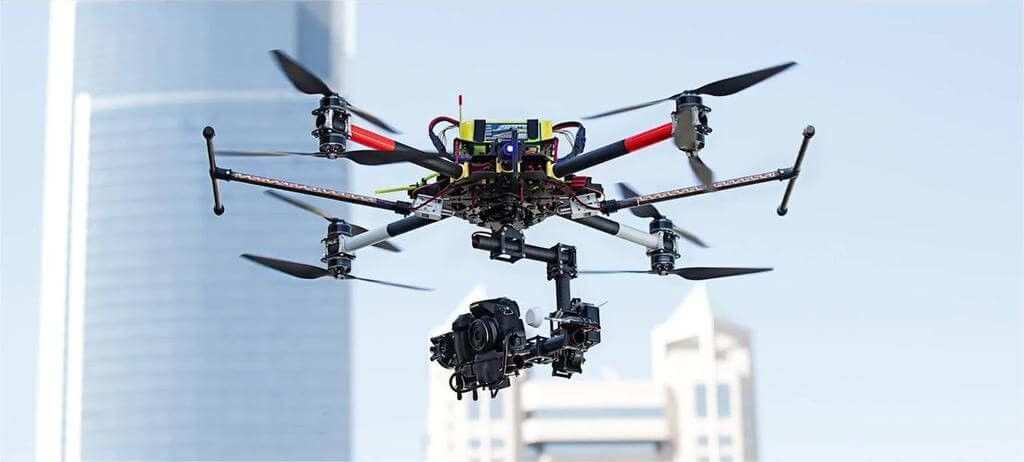 Drone khảo sát xây dựng chuyên dụng gắn camera 3D
