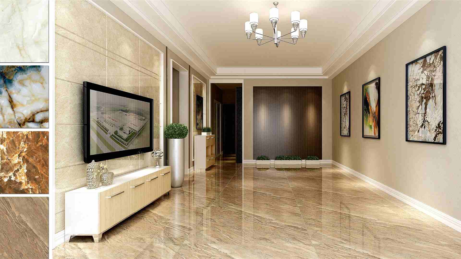 Gạch Ốp Lát Cao Cấp Có Gì Khác? So Sánh Gạch Việt Và Gạch Nhập 2 Gạch ốp lát cao cấp vân đá marble cho nội thất biệt thự
