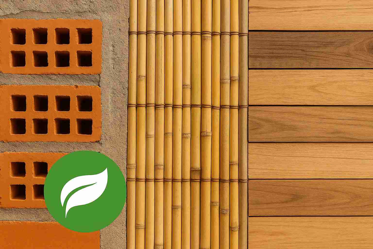 Vật liệu bền vững gạch không nung tre ép gỗ tái chế