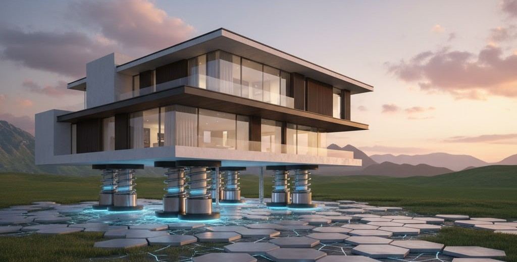 Giải pháp chống động đất biệt thự