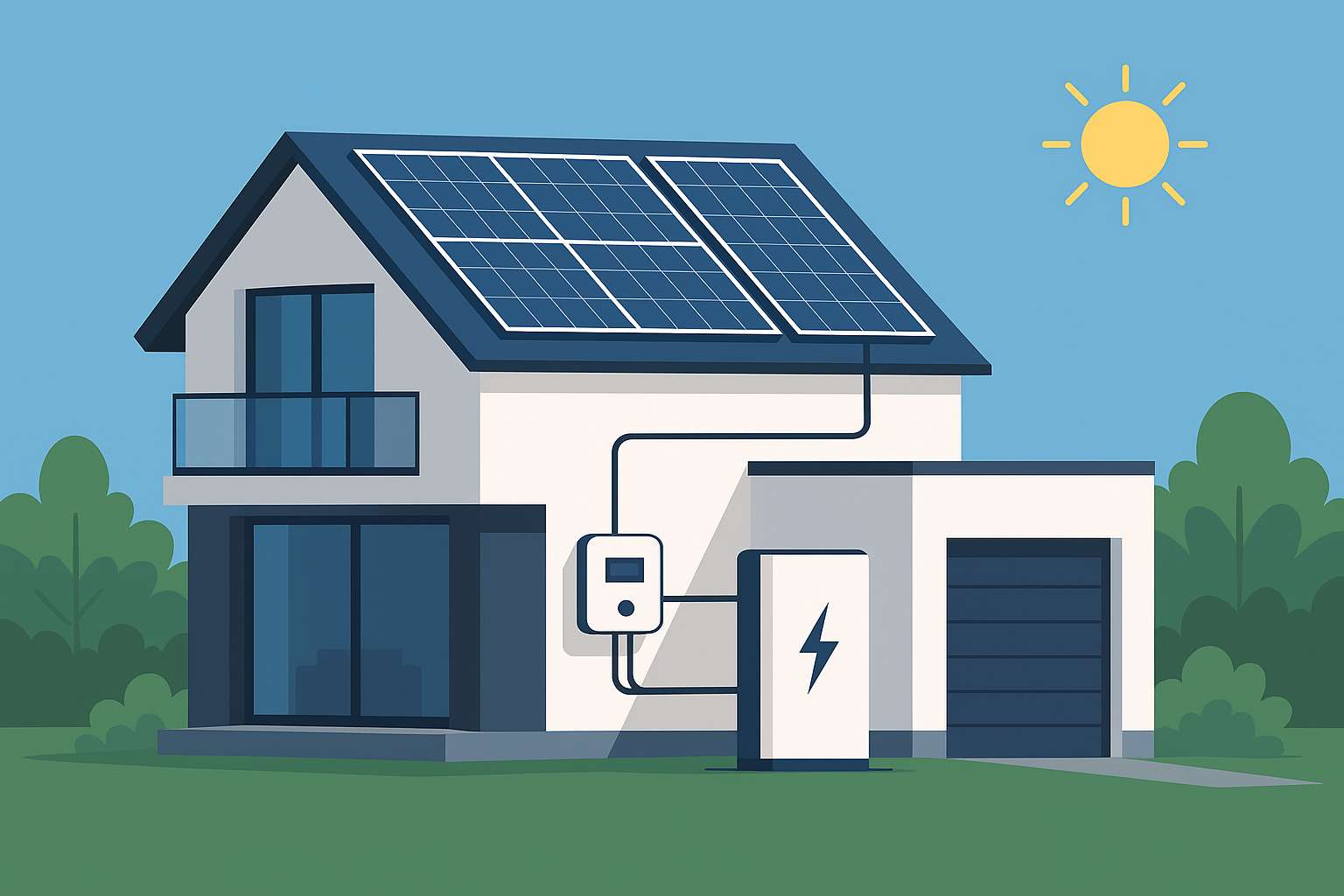 Giải Pháp Lưu Trữ Năng Lượng Cho Biệt Thự Với Pin Mặt Trời 2 Hệ thống giải pháp lưu trữ năng lượng
pin năng lượng mặt trời cho biệt thự hiện đại