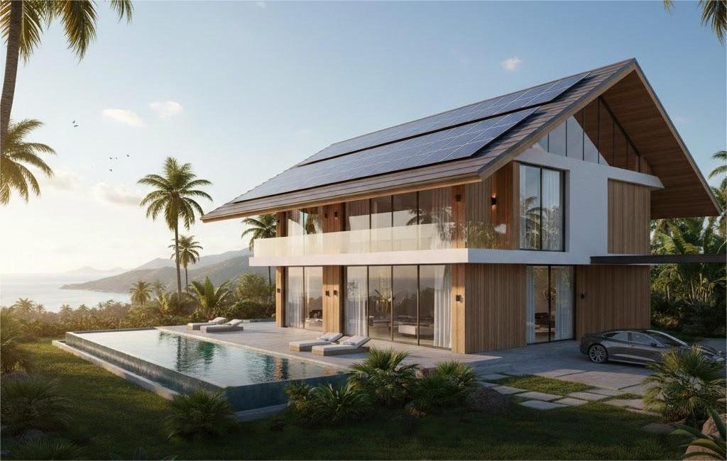 Giải pháp năng lượng cho biệt thự ven biển hiện đại