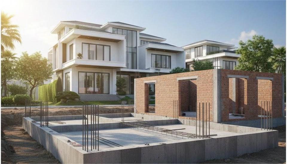 Giải Pháp Xây Dựng Biệt Thự Cao Cấp Từ Nền Móng Đến Hoàn Thiện 10 Giải pháp xây dựng biệt thự cao cấp với nền móng chuẩn kỹ thuật