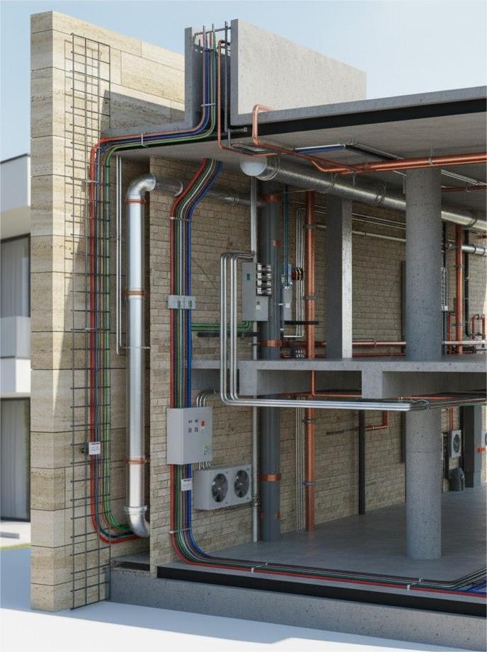 Giải Pháp Xây Dựng Biệt Thự Cao Cấp Từ Nền Móng Đến Hoàn Thiện 4 Giải pháp xây dựng biệt thự cao cấp với hệ điện nước đồng bộ