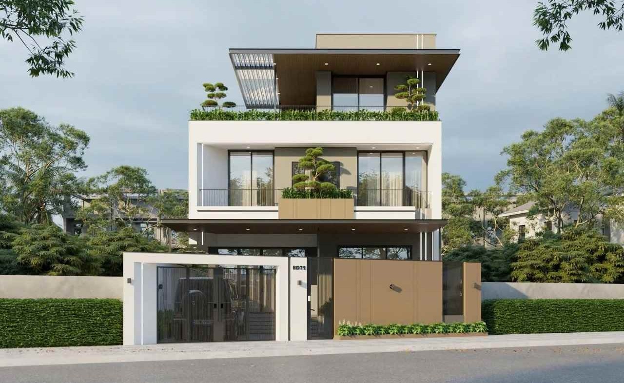 Giải pháp xây dựng biệt thự 3 tầng