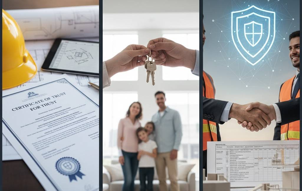 7 Kiểm Định An Toàn Công Trình: “Bức Tường Thứ Sáu” Bảo Vệ Chất Lượng 4 Quy trình chứng nhận và bàn giao công trình an toàn chất lượng