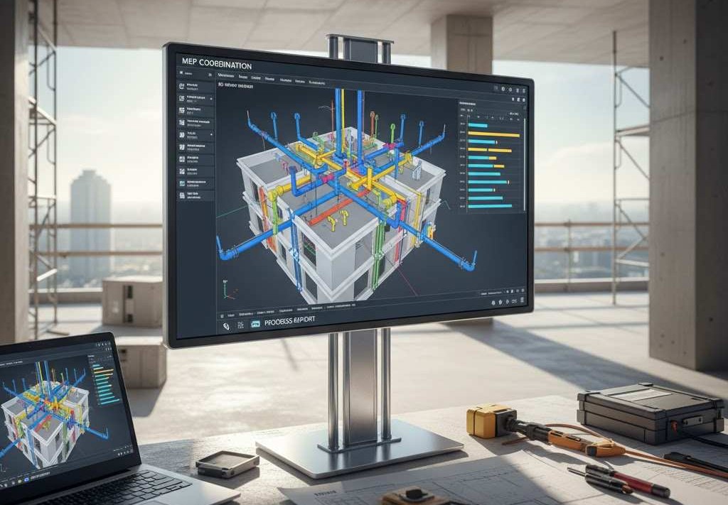 Mâu Thuẫn Thi Công Điện Nước – Giải Pháp Giữ Tiến Độ Cho Công Trình 1 Giải pháp BIM cho thi công điện nước biệt thự hiện đại