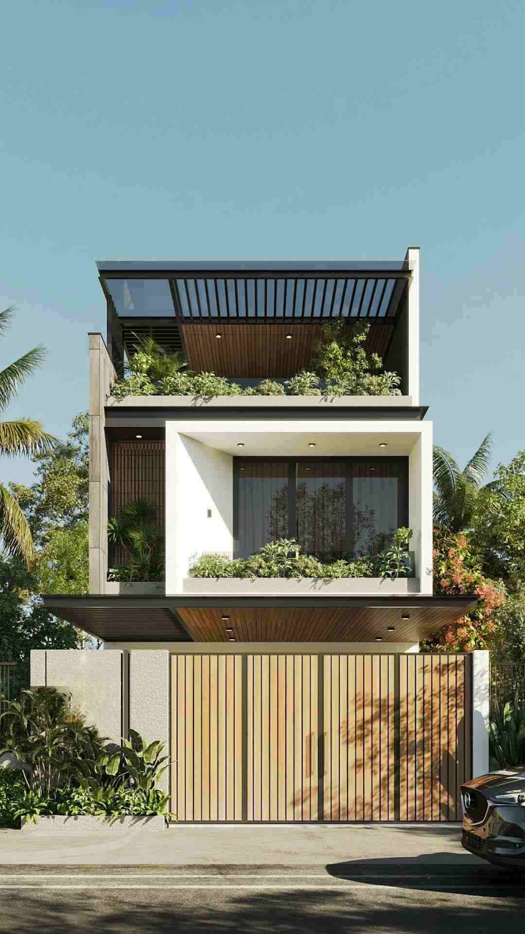 Nhà Phố Hai Mặt Tiền – Giải Pháp Tối Ưu Thông Gió Và Ánh Sáng 4 nha pho hai mat tien 4 1