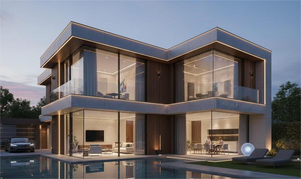 Nhà thông minh biệt thự tối ưu tiện nghi và trải nghiệm sống