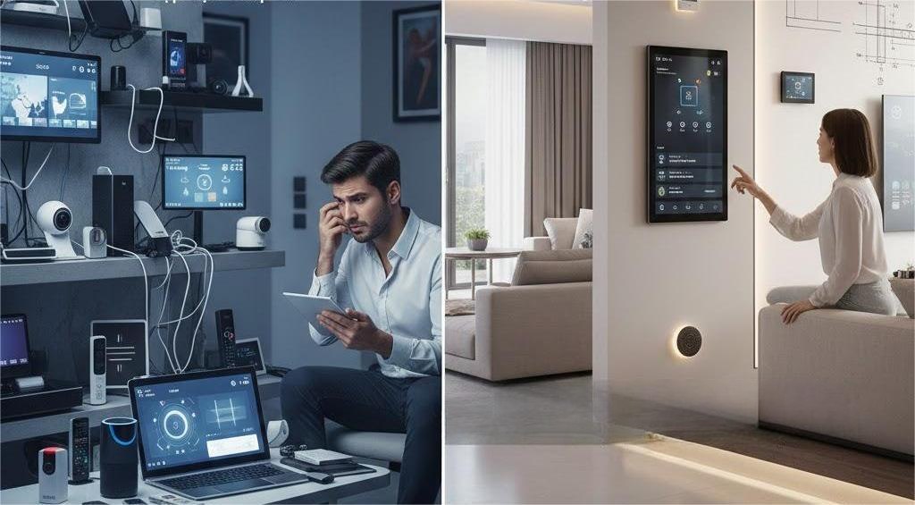 Nhà thông minh biệt thự quản lý năng lượng và an ninh toàn diện