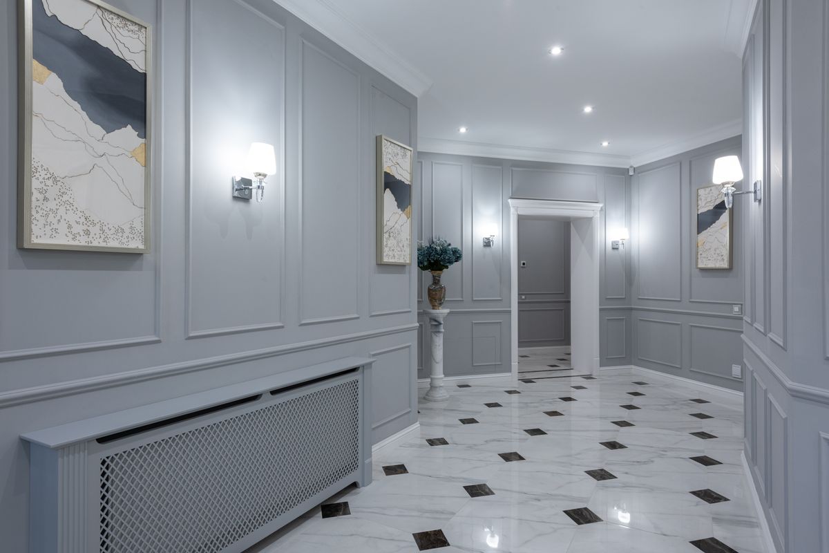 Nội thất Modern Classic khu vực lối vào và hành lang