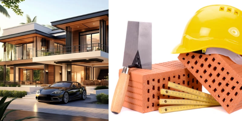 so sánh vật liệu cho cho biệt thự