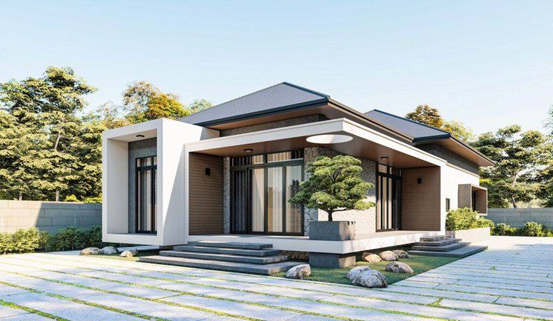 Thi Công Mái Biệt Thự Hiện Đại: Giải Pháp 2 Lớp Chống Nóng 4 Biệt thự mái Nhật hiện đại với giải pháp chống nóng hai lớp