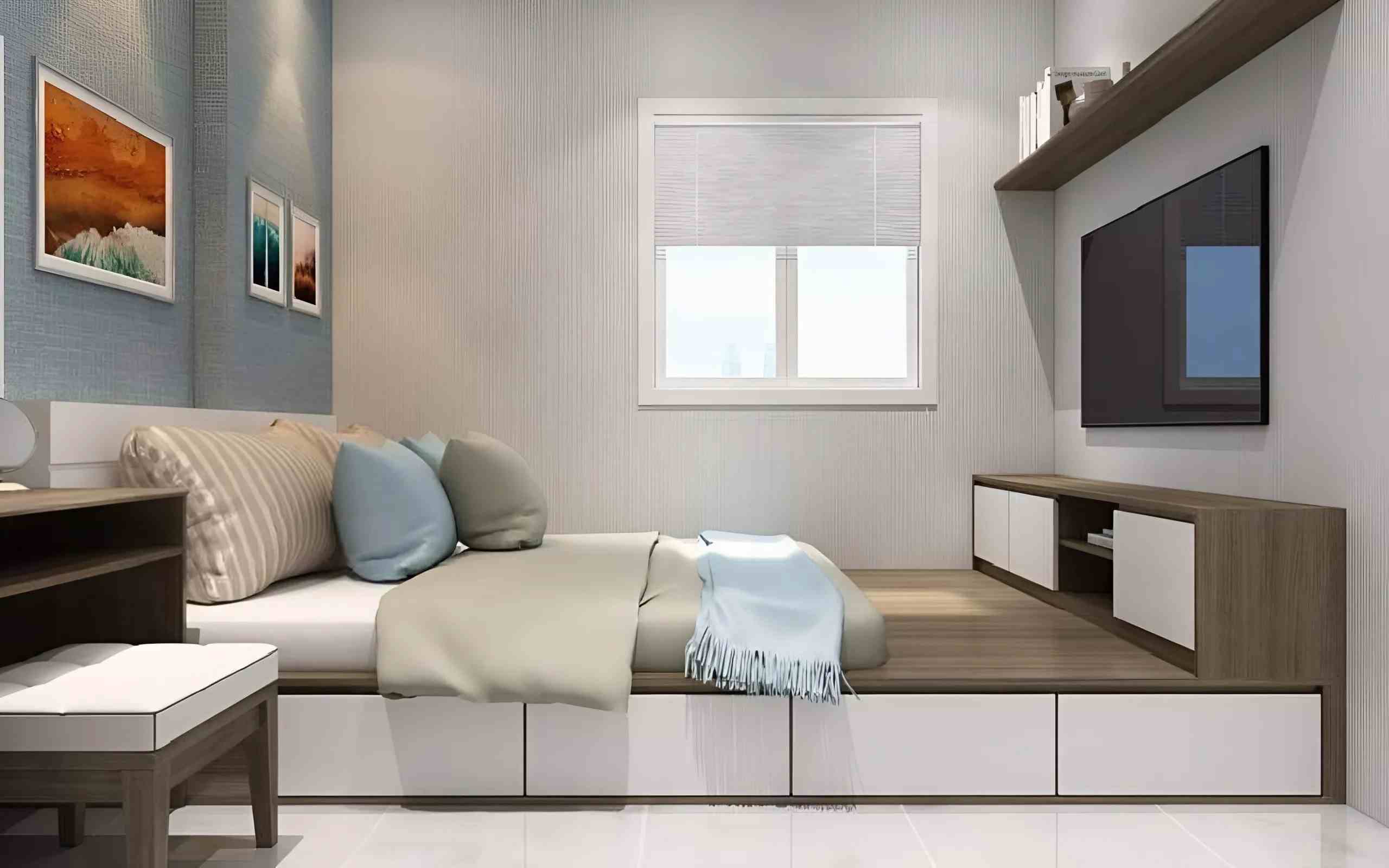 Top 6 Giải Pháp Thiết Kế Nhà Thông Minh Đáng Đầu Tư Cho Biệt Thự 4 Thiết kế nhà thông minh tối ưu không gian phòng ngủ nhỏ biệt thự
