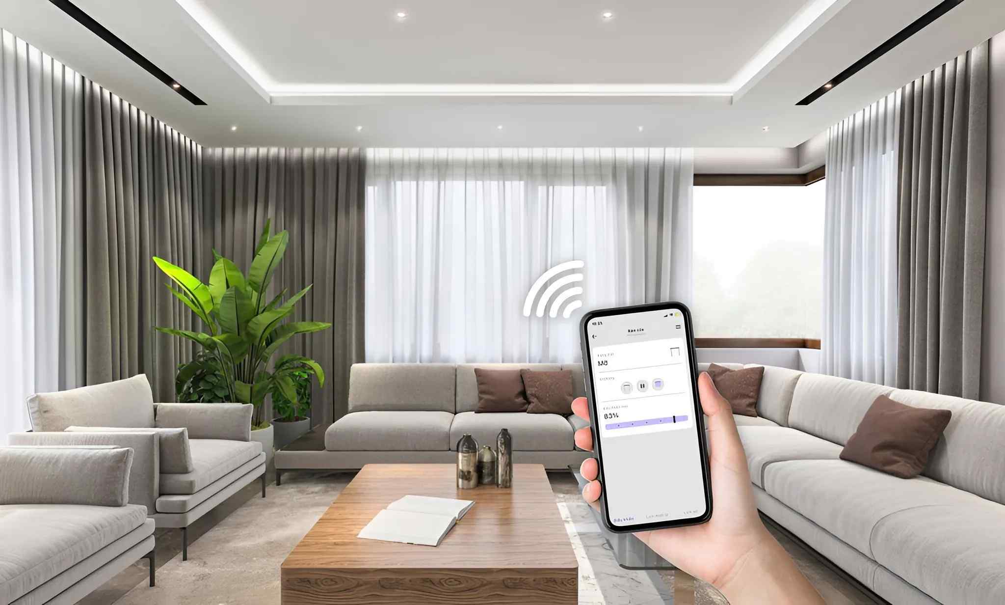 Top 6 Giải Pháp Thiết Kế Nhà Thông Minh Đáng Đầu Tư Cho Biệt Thự 2 Thiết kế nhà thông minh biệt thự điều khiển ánh sáng bằng điện thoại