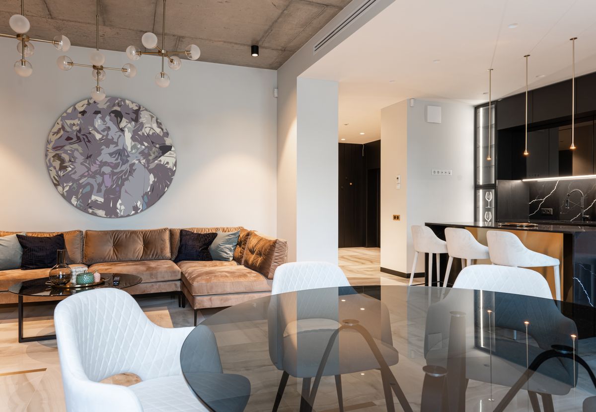 Thiết kế nội thất căn hộ 70m2 phong cách tối giản hiện đại