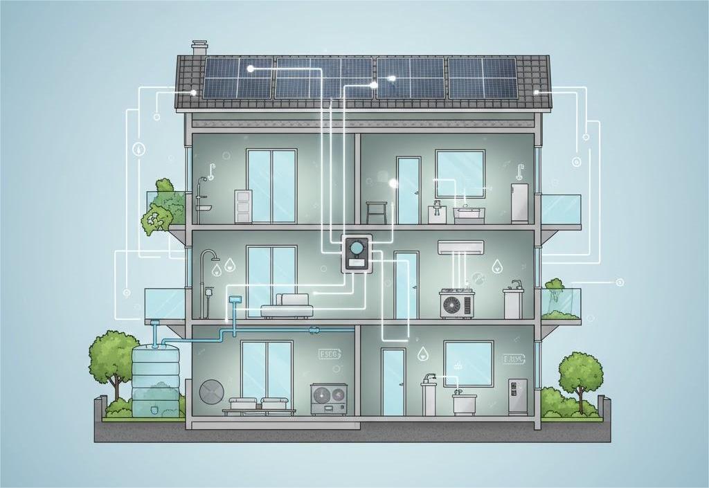 Mô hình nhà thông minh theo tiêu chuẩn xây dựng xanh