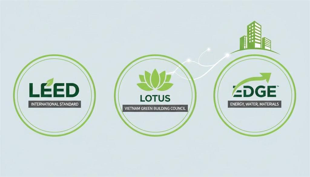Các hệ thống chứng nhận tiêu chuẩn xây dựng xanh phổ biến