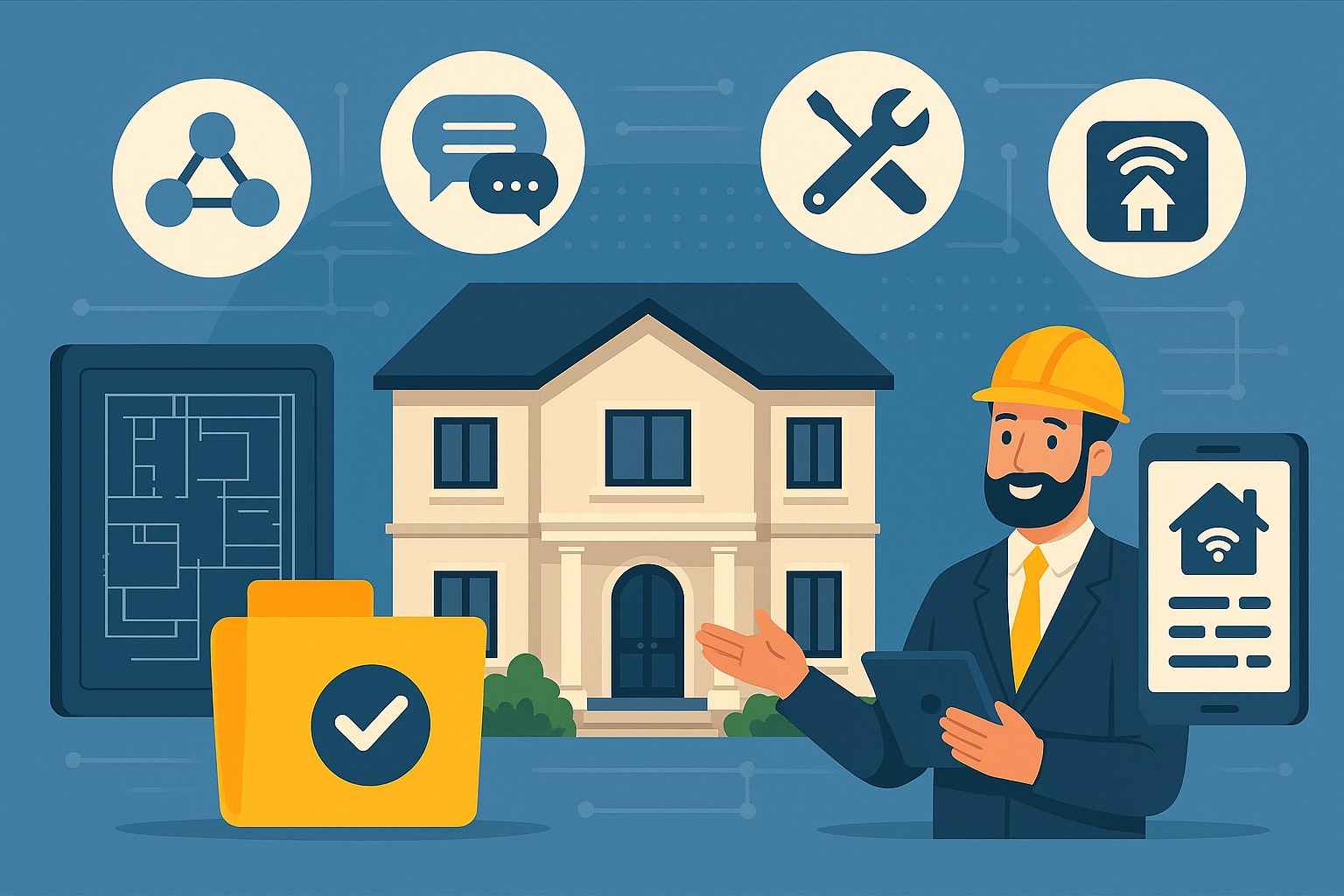 nền tảng số giúp kỹ sư và gia chủ quản lý công trình hiệu quả