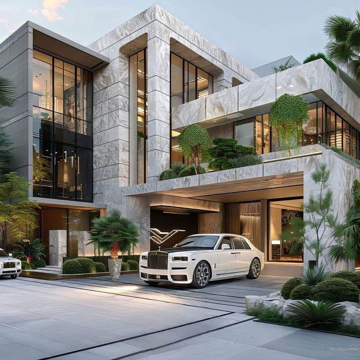 Tường Biệt Thự Nứt Và Giải Pháp Đúng Để Ngăn Ngừa Hiệu Quả 1 Biệt thự hiện đại với vật liệu bền chống nứt tường