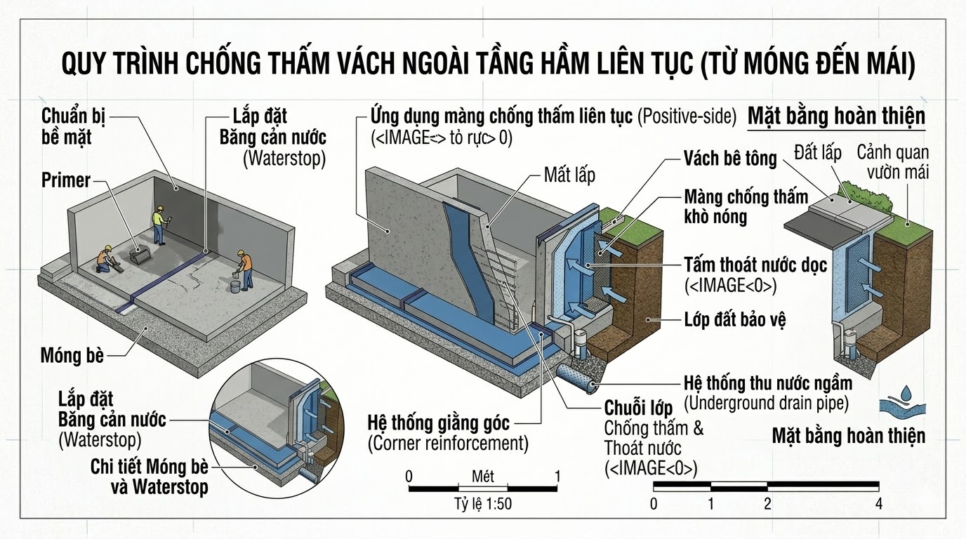 Giải Pháp Chống Thấm Tầng Hầm Toàn Diện: Kỹ Thuật Bảo Vệ "Trái Tim" Công Trình 3 unnamed 4