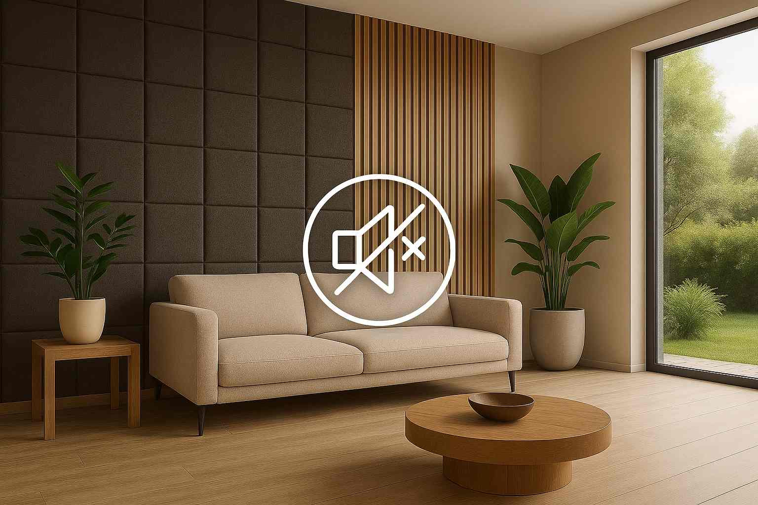 Vật liệu cách âm hiện đại cho phòng khách yên tĩnh