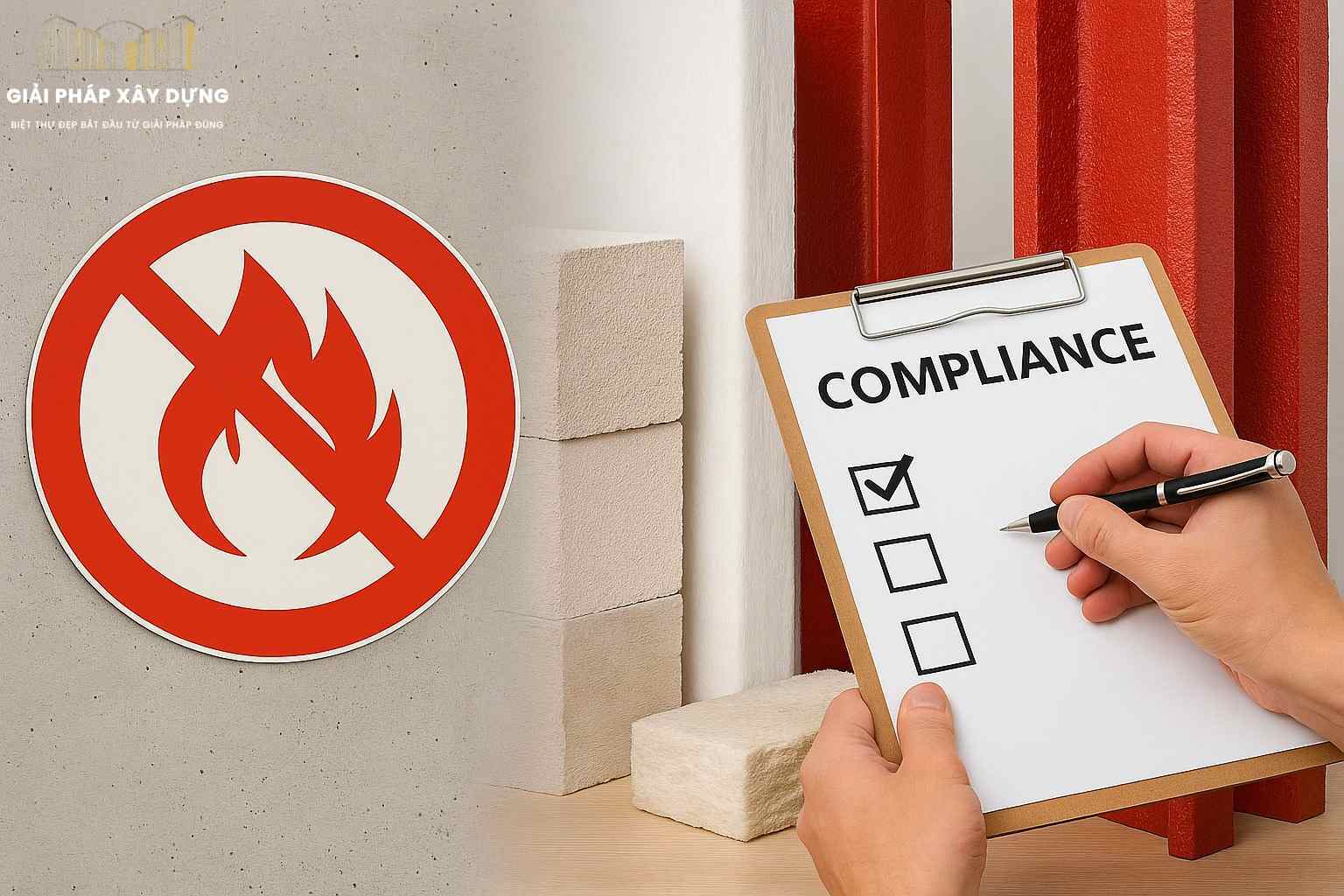 Tiêu chuẩn an toàn với vật liệu chống cháy xây dựng