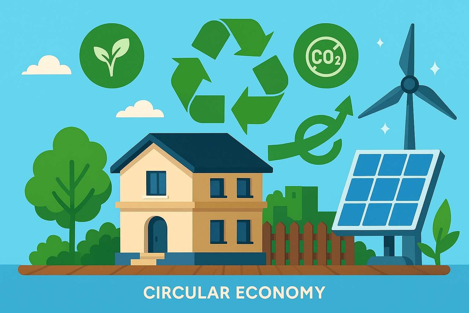 Vật Liệu Tái Chế Cho Biệt Thự – Xu Hướng Xây Dựng Tuần Hoàn 4 xây dựng tuần hoàn biệt thự xanh