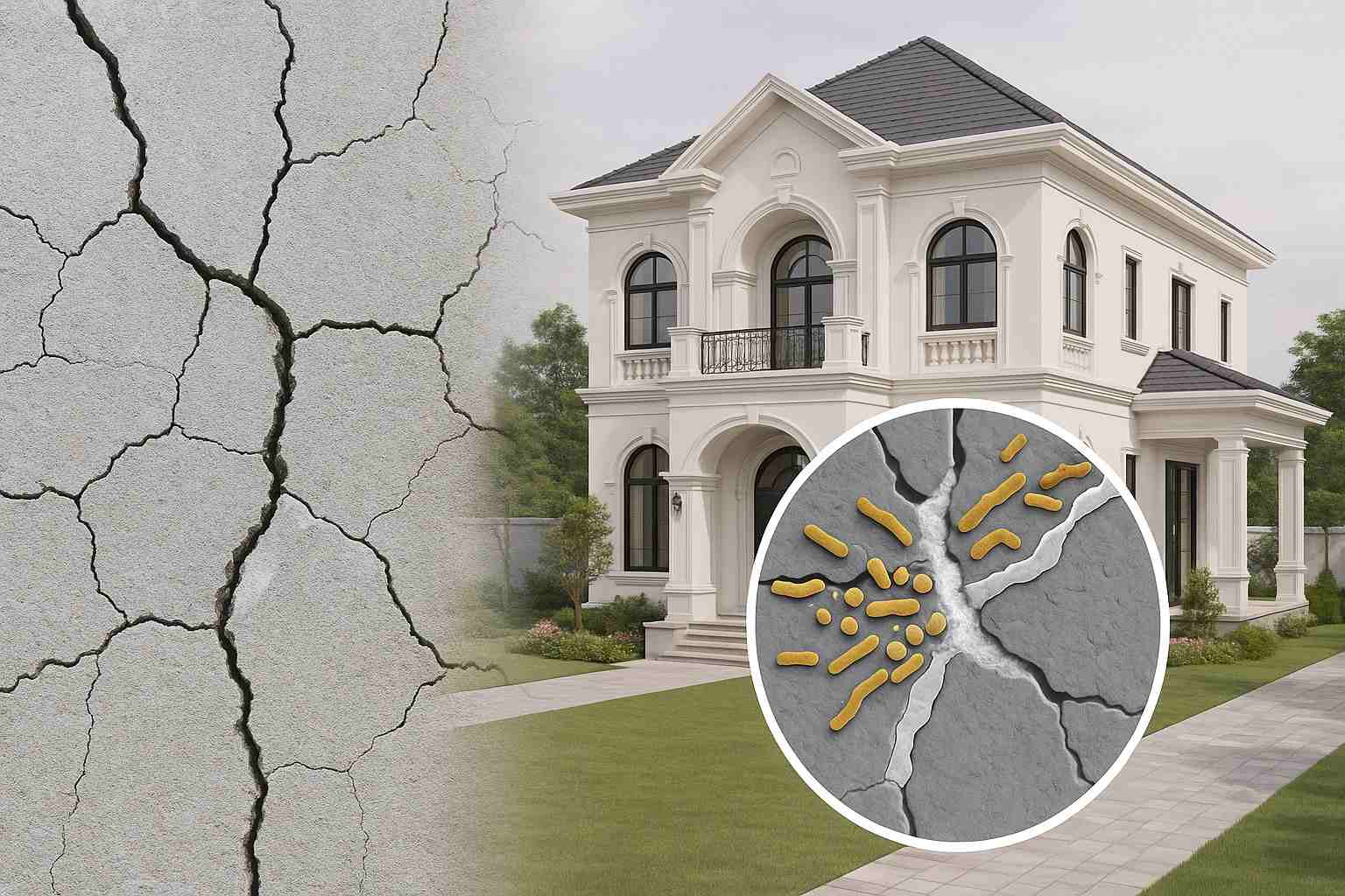 Vật Liệu Tự Phục Hồi Và Bê Tông Tự Phục Hồi Cho Công Trình Xanh 1 ứng dụng trong biệt thự hiện đại