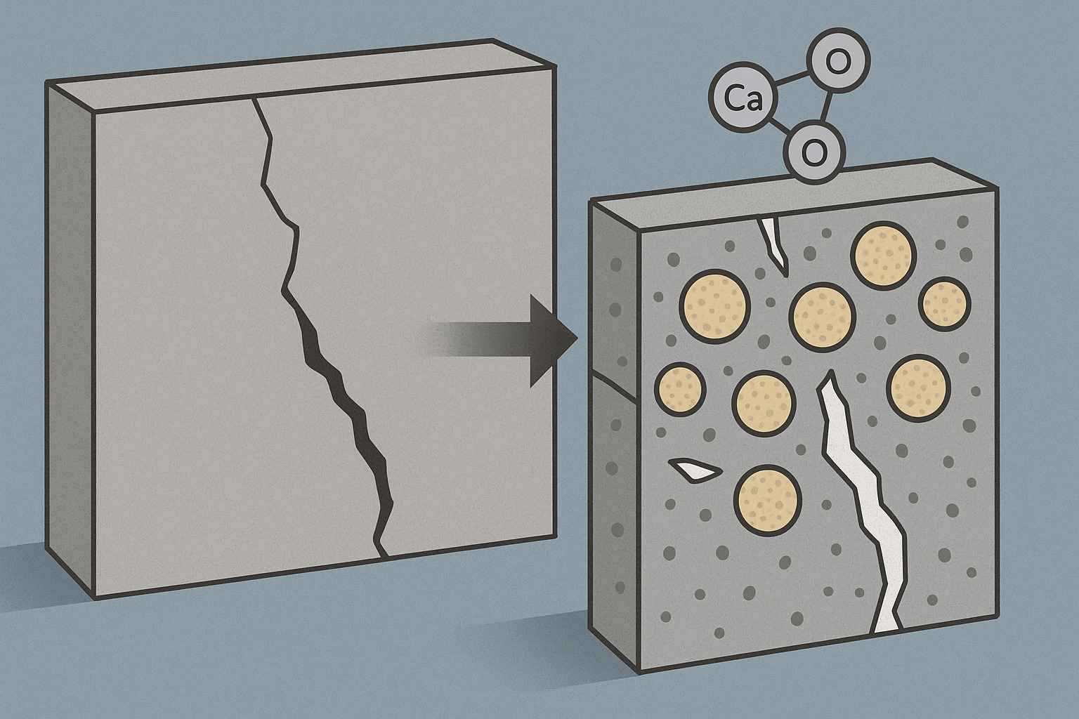Vật Liệu Tự Phục Hồi Và Bê Tông Tự Phục Hồi Cho Công Trình Xanh 2 Cơ chế vật liệu tự phục hồi bằng phản ứng hóa học