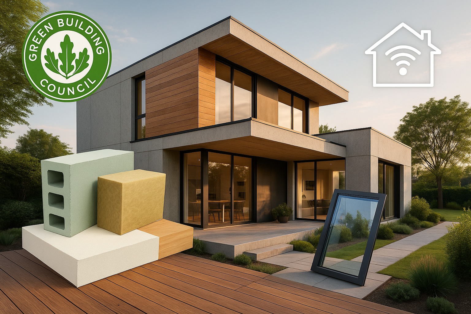 Xu hướng dùng vật liệu xanh cao cấp trong xây dựng