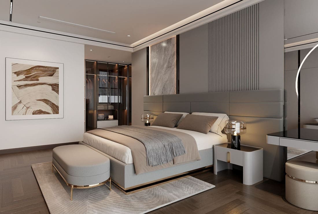 Vật Liệu Xây Dựng Cao Cấp Nâng Tầm Chuẩn Sống Biệt Thự Hiện Đại 4 Phòng ngủ sử dụng vật liệu xây dựng cao cấp