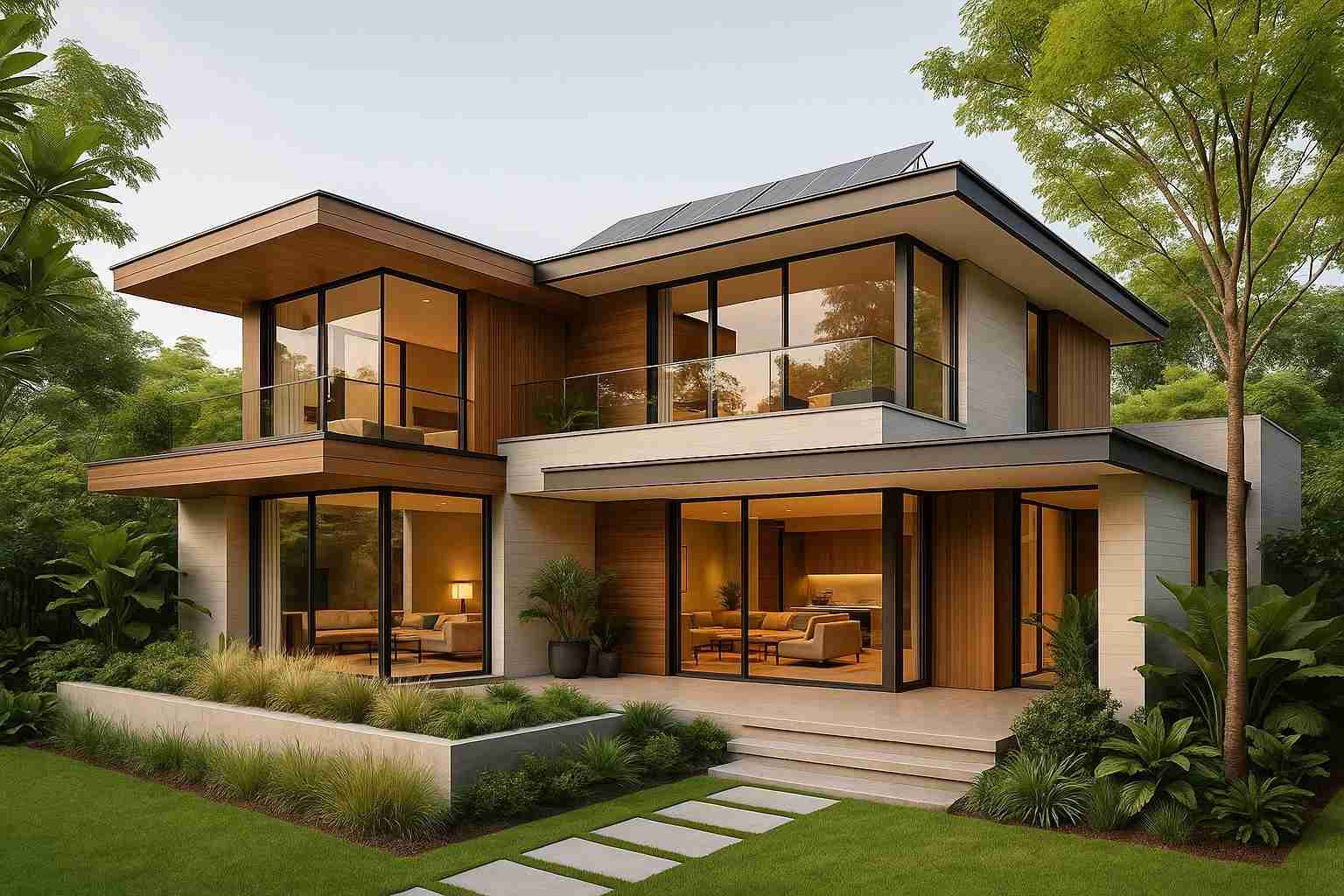 Xu Hướng Thiết Kế Biệt Thự Và Phong Cách Kiến Trúc Tương Lai 3 Xu hướng thiết kế biệt thự hiện đại kết hợp thiên nhiên